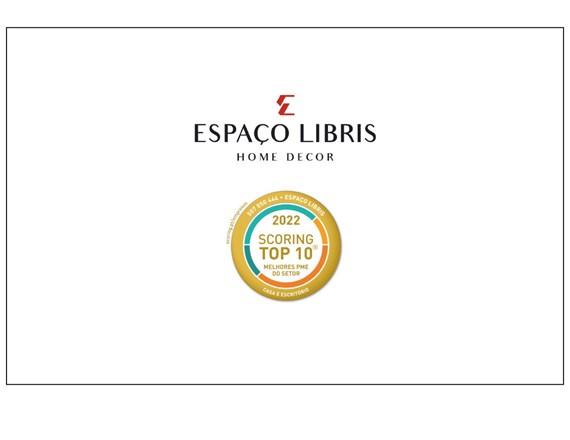 Espaço Libris eleita top 10 PME do setor casa e escritório