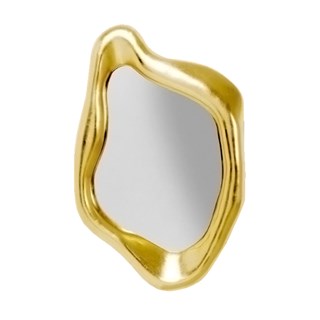 Espelho Dourado Abstrato