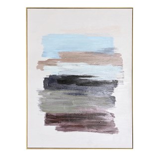Quadro de Tecido Abstrato
